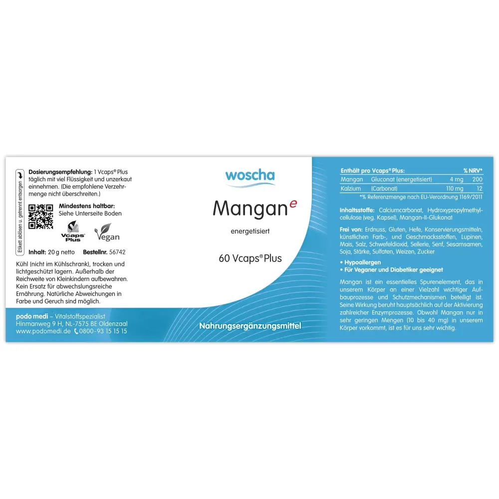 WOSCHA Mangan Energetisiert — woscha