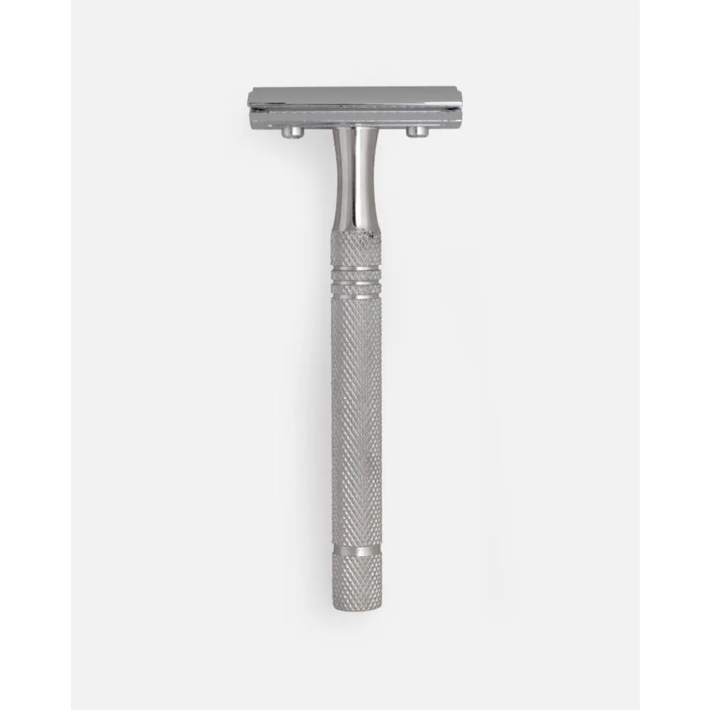 Rasoir à long manche en acier inoxydable - peigne fermé — Giesen & Forsthoff Solingen