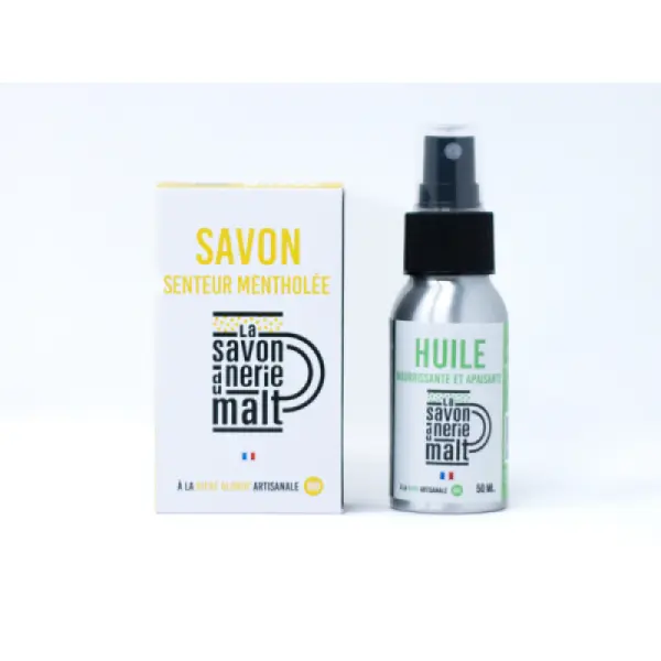Pack 1 savon bière blonde & 1 huile à la bière artisanale Bio