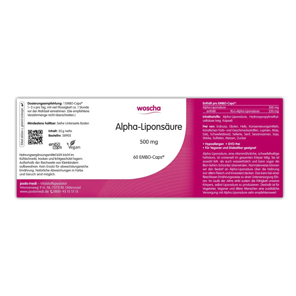 WOSCHA Acide alpha-lipoïque — woscha