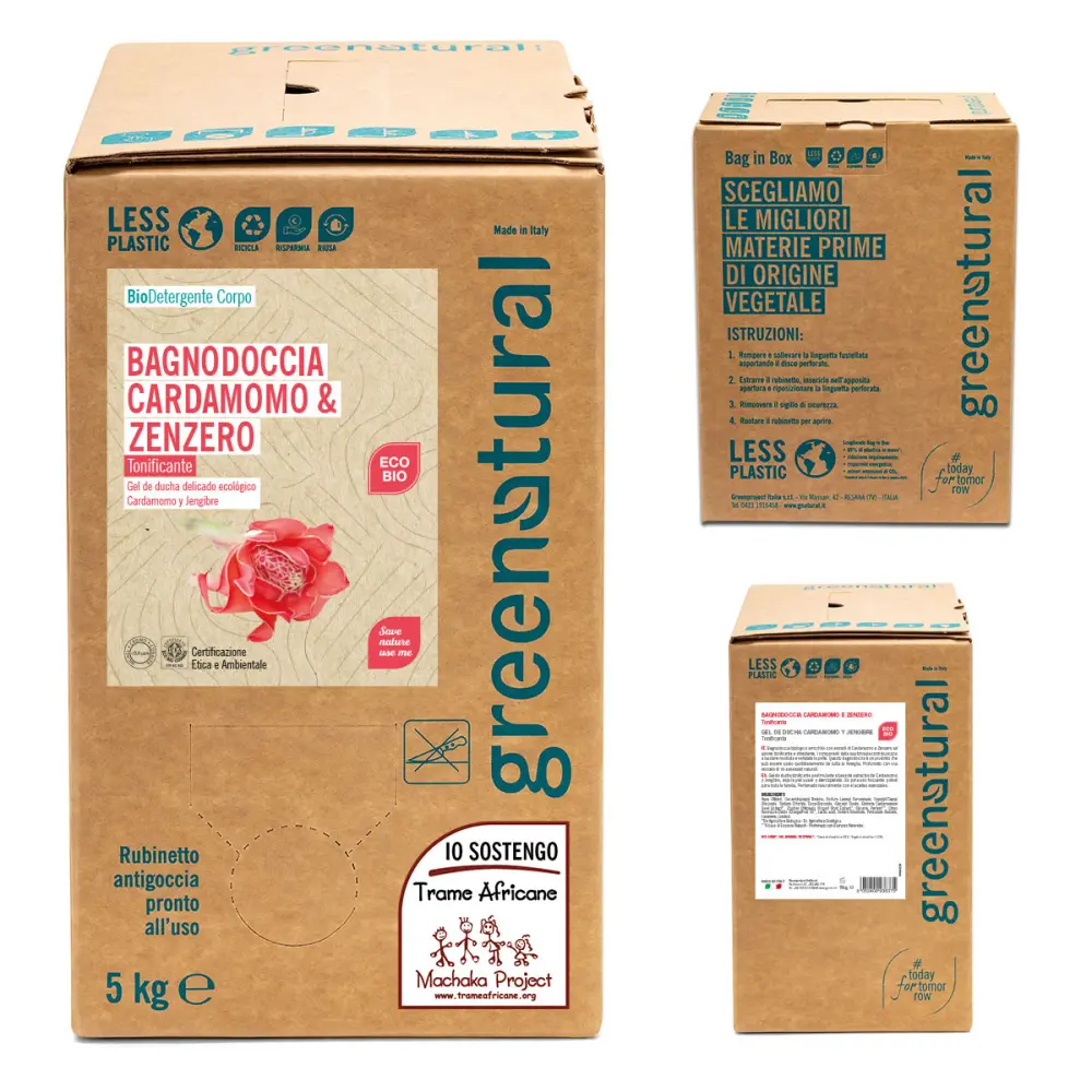 Bagnodoccia Tonificante Cardamomo & Zenzero — greenatural