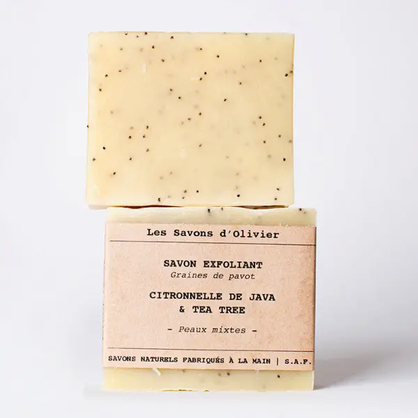 Savon N° 33 - Savon Exfoliant Citronnelle de Java & Tea Tree