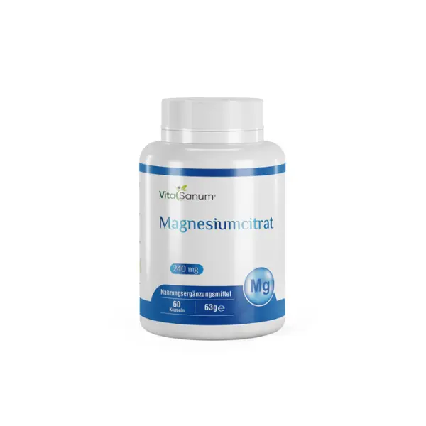 Magnesiumcitrat 240 mg – 60 Kapseln