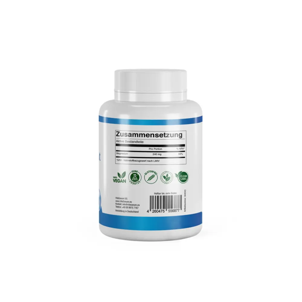 VitaSanum® Citrate de magnésium 240 mg – 60 gélules — VitaSanum