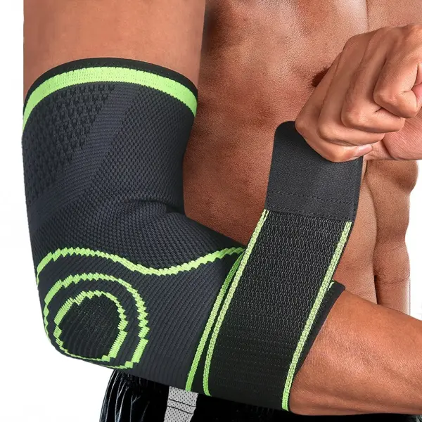 Ellenbogenbandage An Sport - Grün - XL
