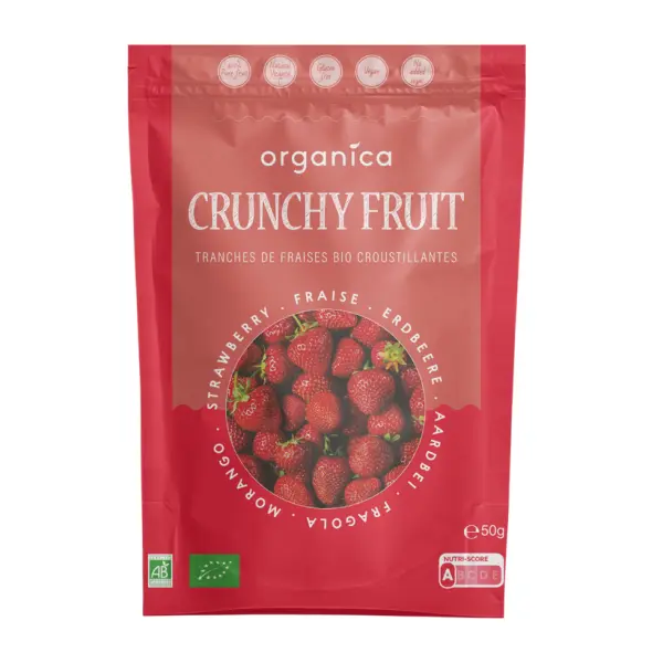 Crunchy Fruit Erdbeere Bio Family