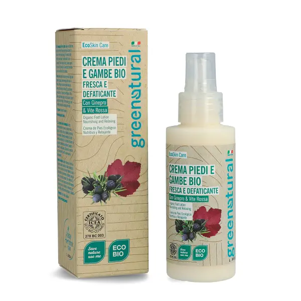 Crema Piedi e Gambe Bio Fresca e Defaticante