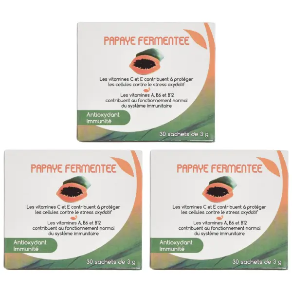 Sachets de Papaye Fermentée - Lot de 3