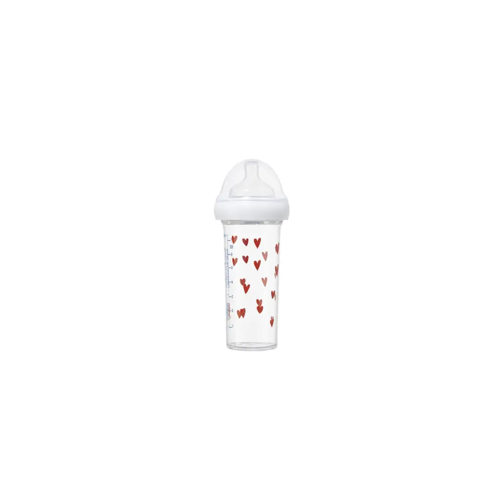 Biberon S 210 ml - Cœurs — Le Biberon Français
