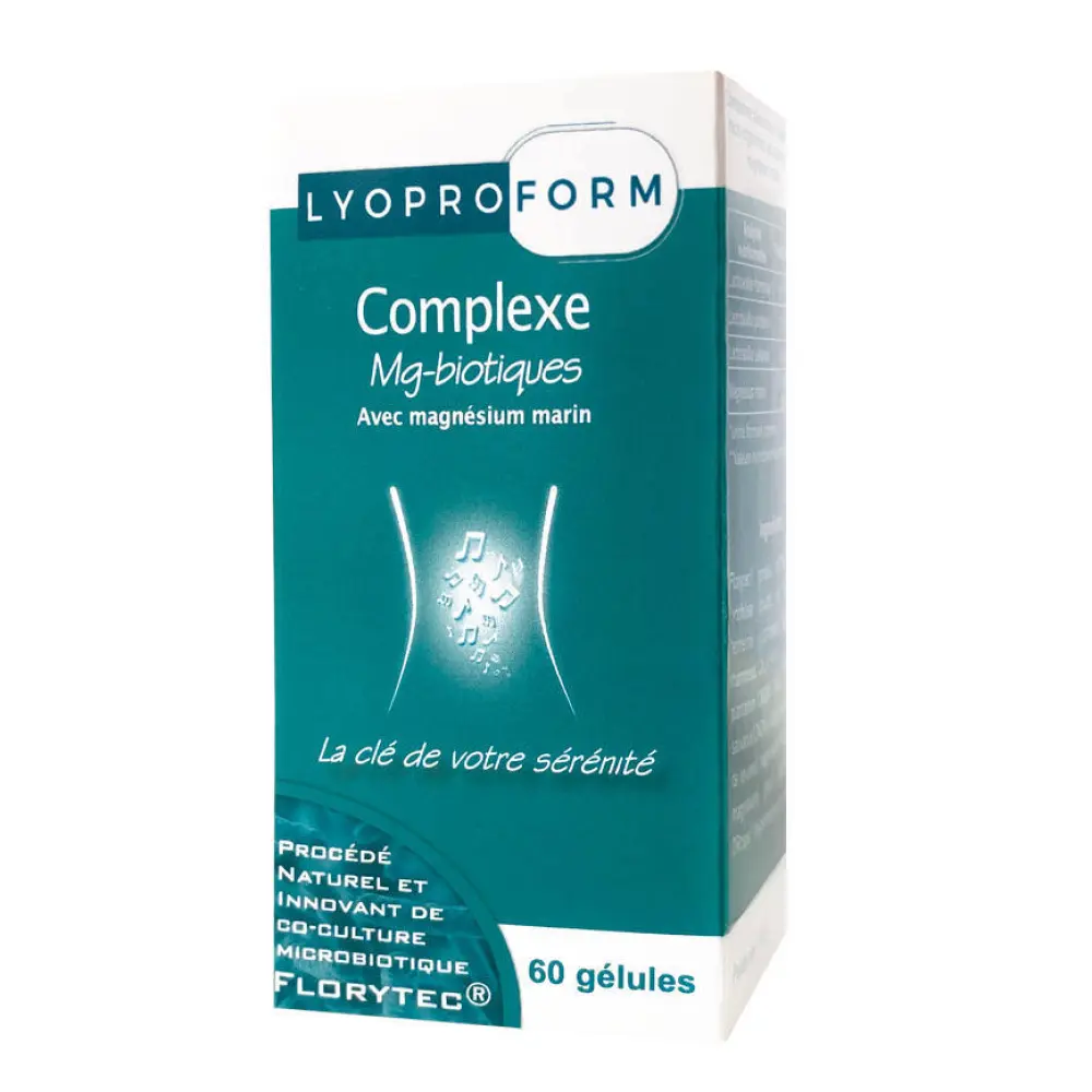 Probiotique et Magnésium marin - Complexe Mg-biotiques — LYOPROFORM