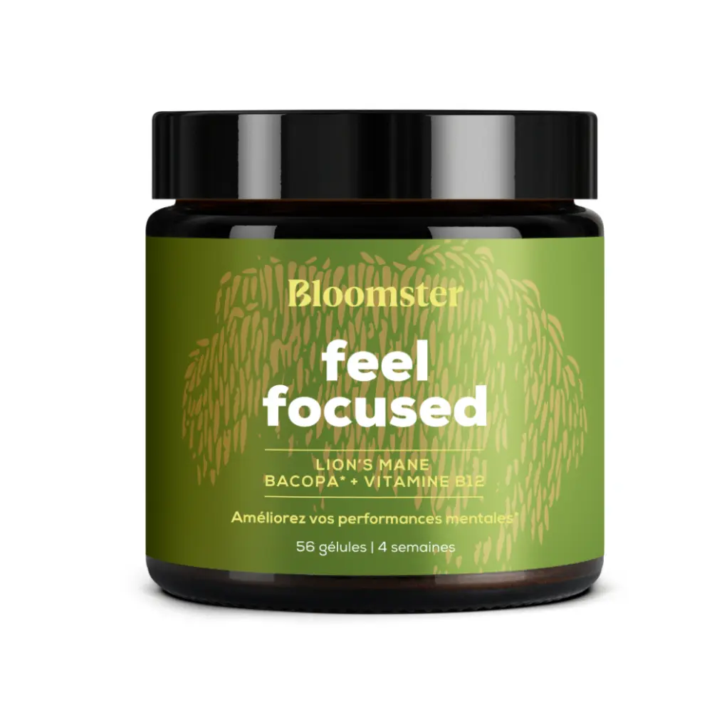 Feel Focused, gélules mémoire et concentration — Bloomster