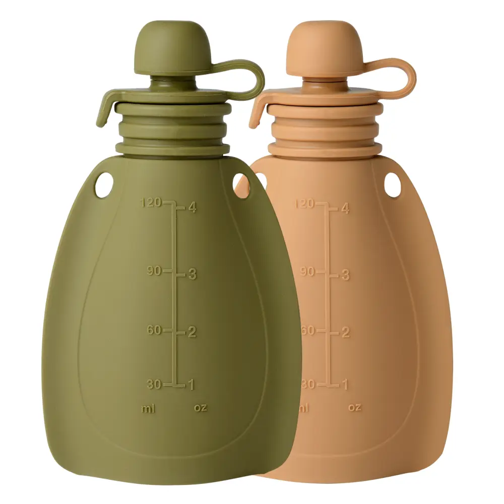 Smoothie-Beutel 2er-Pack (Moss green/Roe deer) — Mininor