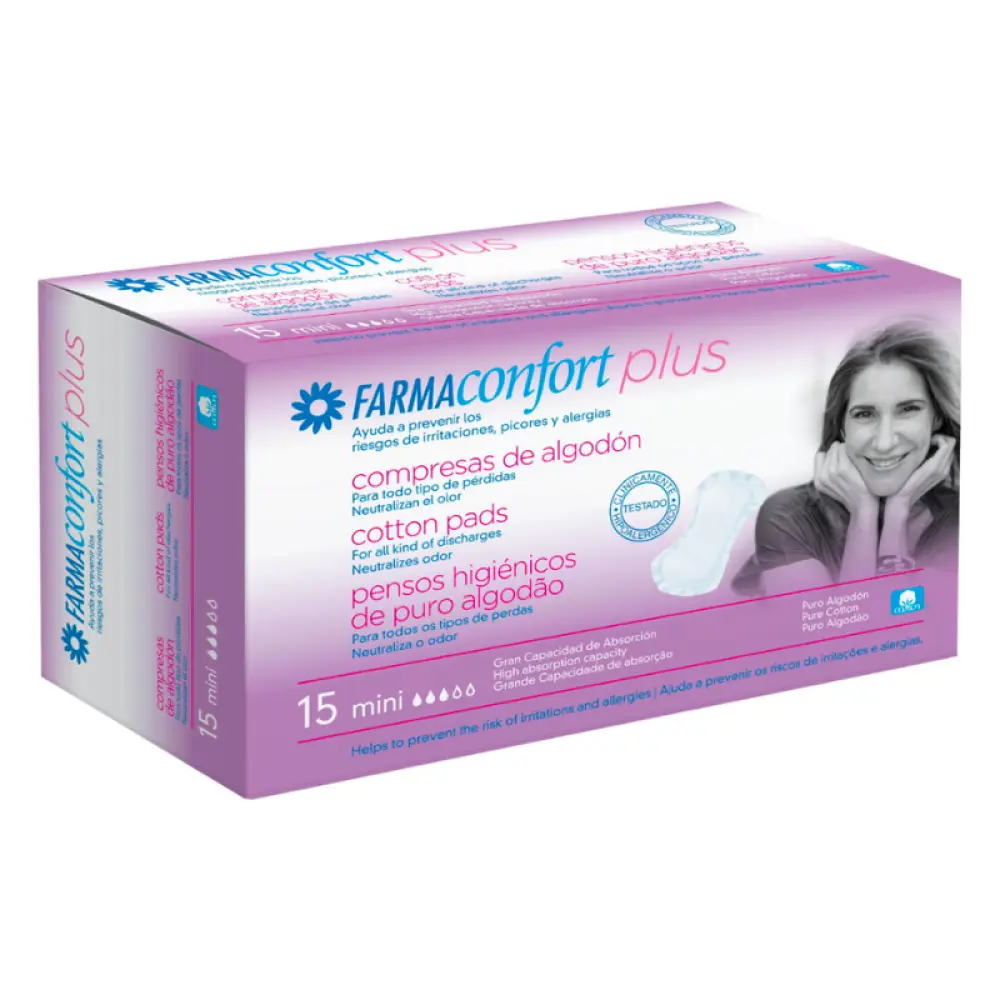 Protections pour l'incontinence urinaire - Mini - Algodon - Farmaconfort Plus by Masmi — Don Dandrea Deutschland