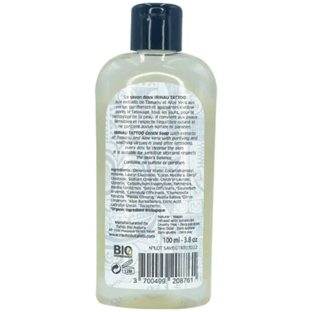 Irinau Tattou Savon liquide doux — Ohana Tattoo