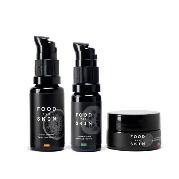 Probierset Cucumber - Beruhigend - Cleanser, Cream, Serum