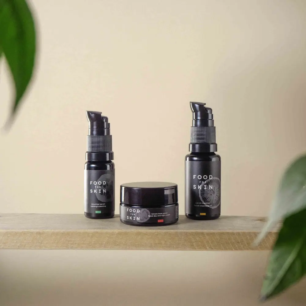 Probierset Cucumber - Beruhigend - Cleanser, Cream, Serum — Food for Skin