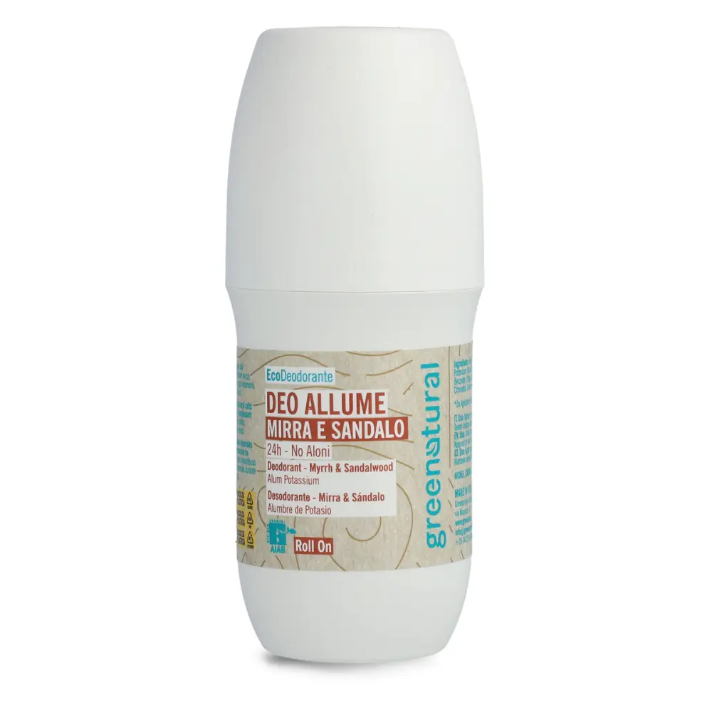 Deodorante Roll-on Mirra & Sandalo — greenatural