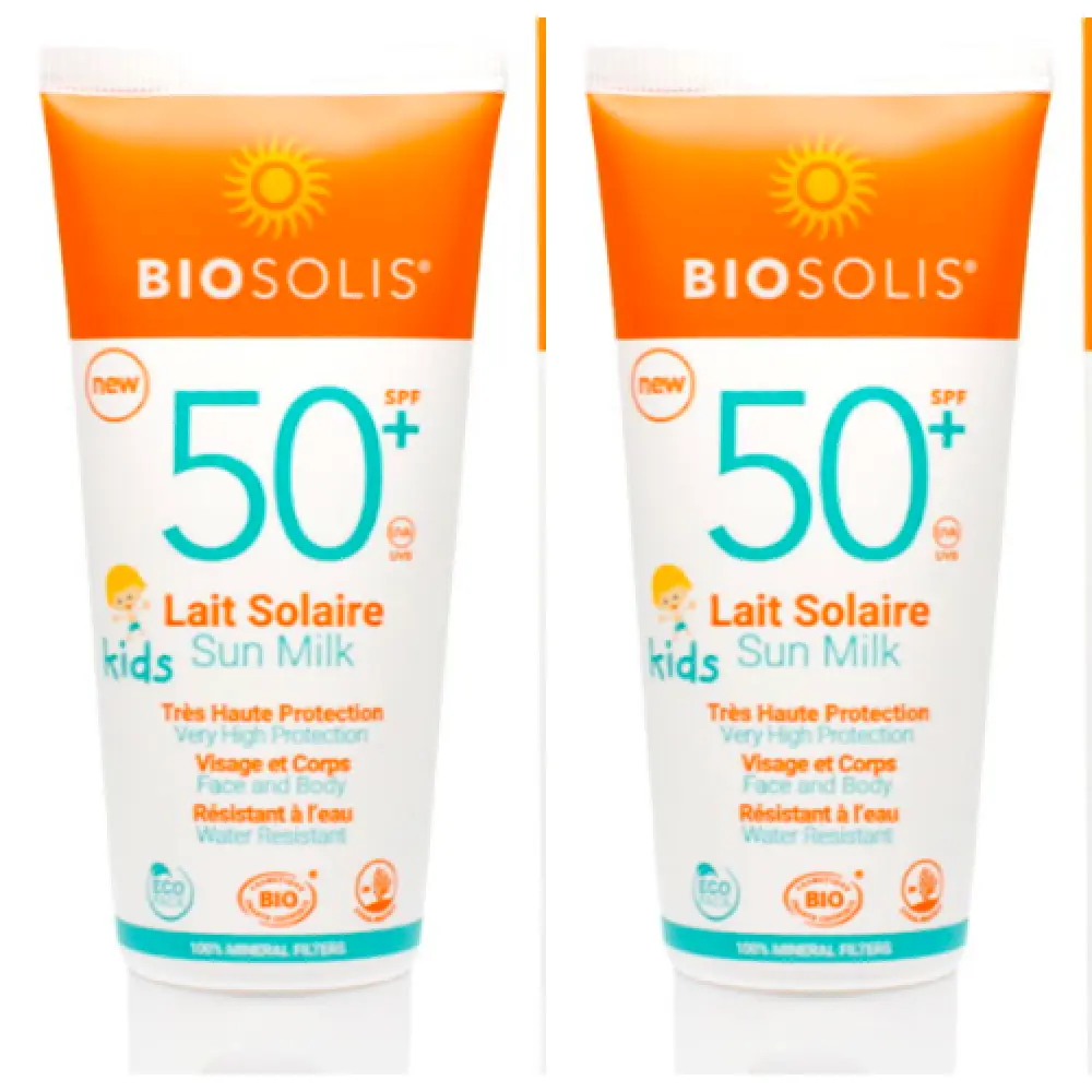 Bio Lait Solaire Bébé & Kids SPF50+ - Lot de 2 - BioSolis — Don Dandrea Deutschland