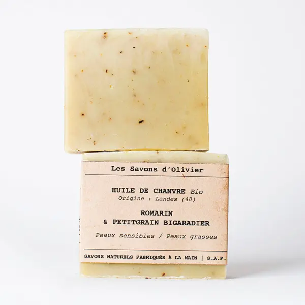 Savon N° 27 - Huile de Chanvre, Romarin & Petitgrain Bigaradier