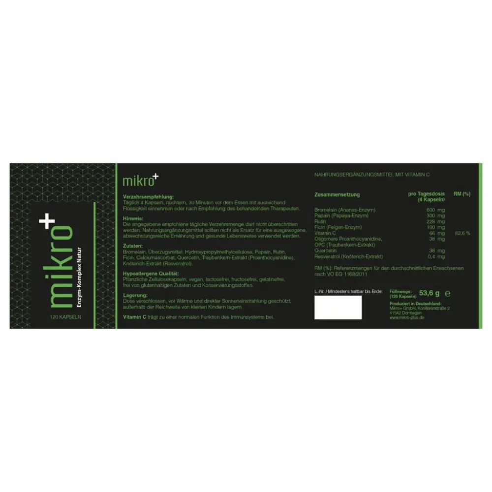Complexe d'Enzymes Naturel — mikro+