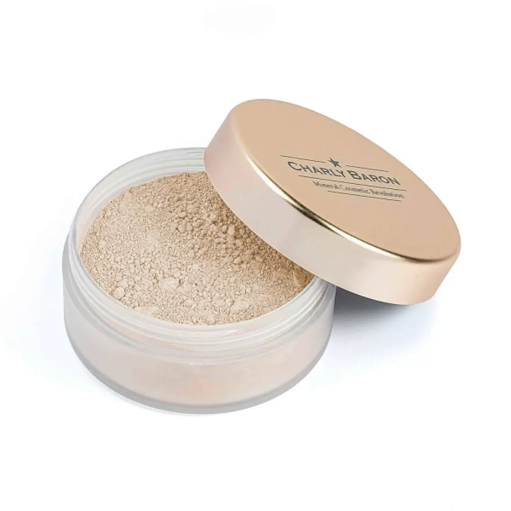 Natural Loose Powder Foundation | Caramel Cookie — Charly Baron - Mineral Cosmetic Revolution