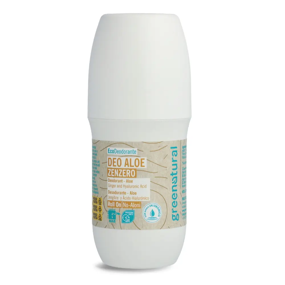 Deodorante Aloe Roll-on Zenzero — greenatural