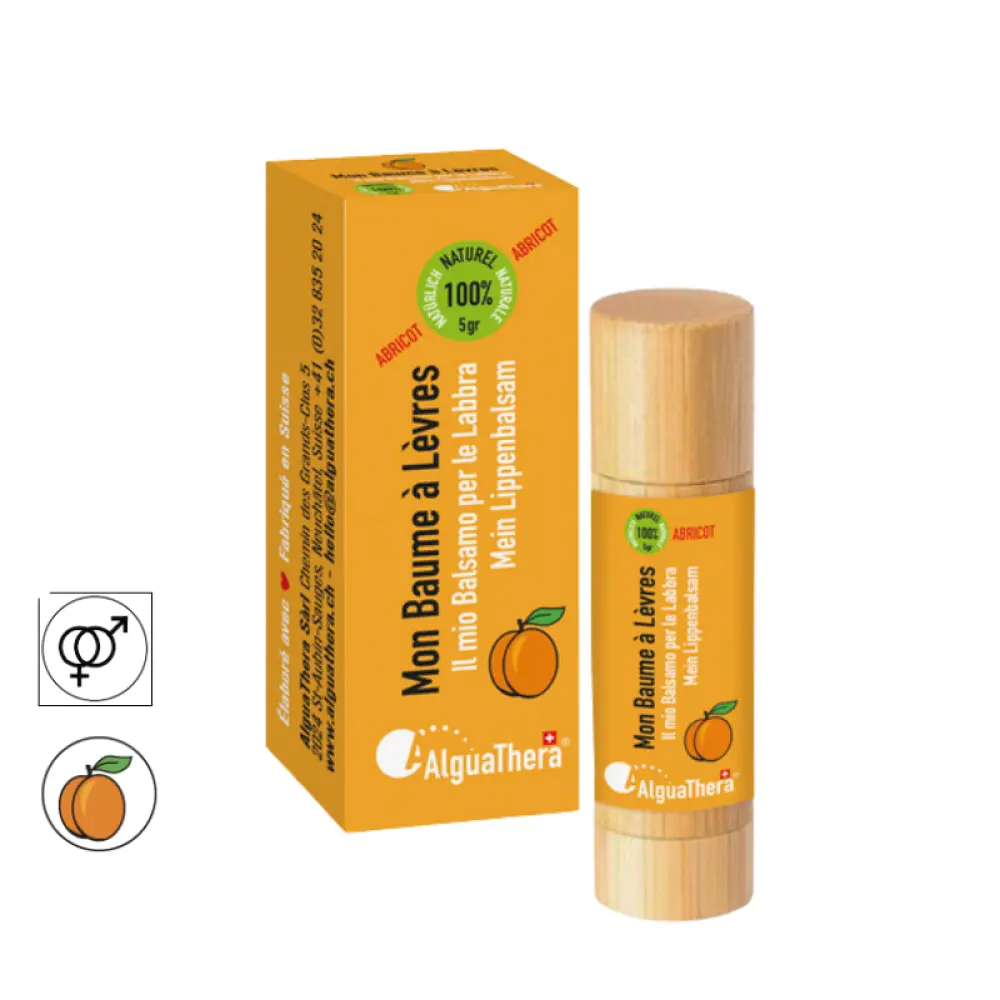 Mein Lippenbalsam - Aprikose — AlguaThera