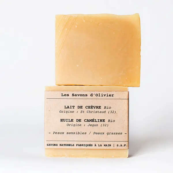Savon N° 38 - Lait de Chèvre & Huile de Caméline