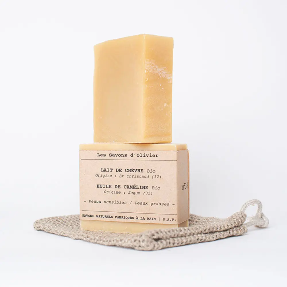 Savon N° 38 - Lait de Chèvre & Huile de Caméline — Les Savons d'Olivier