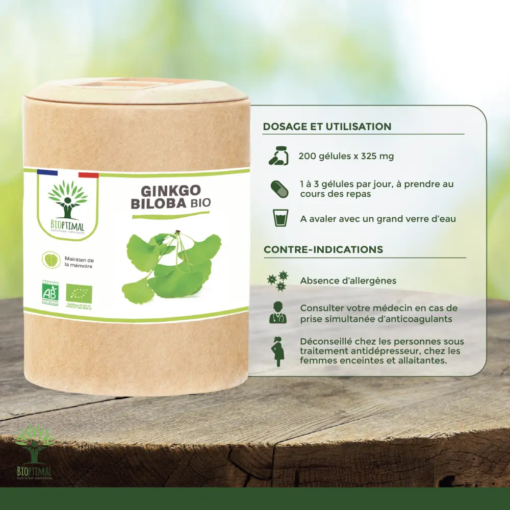Ginkgo Biloba bio - 200 — BIOPTIMAL
