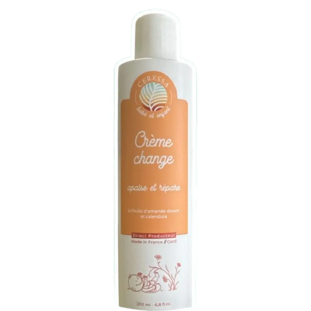 Crème Change - Bébé - Amande Douce & Calendula — Ceressa