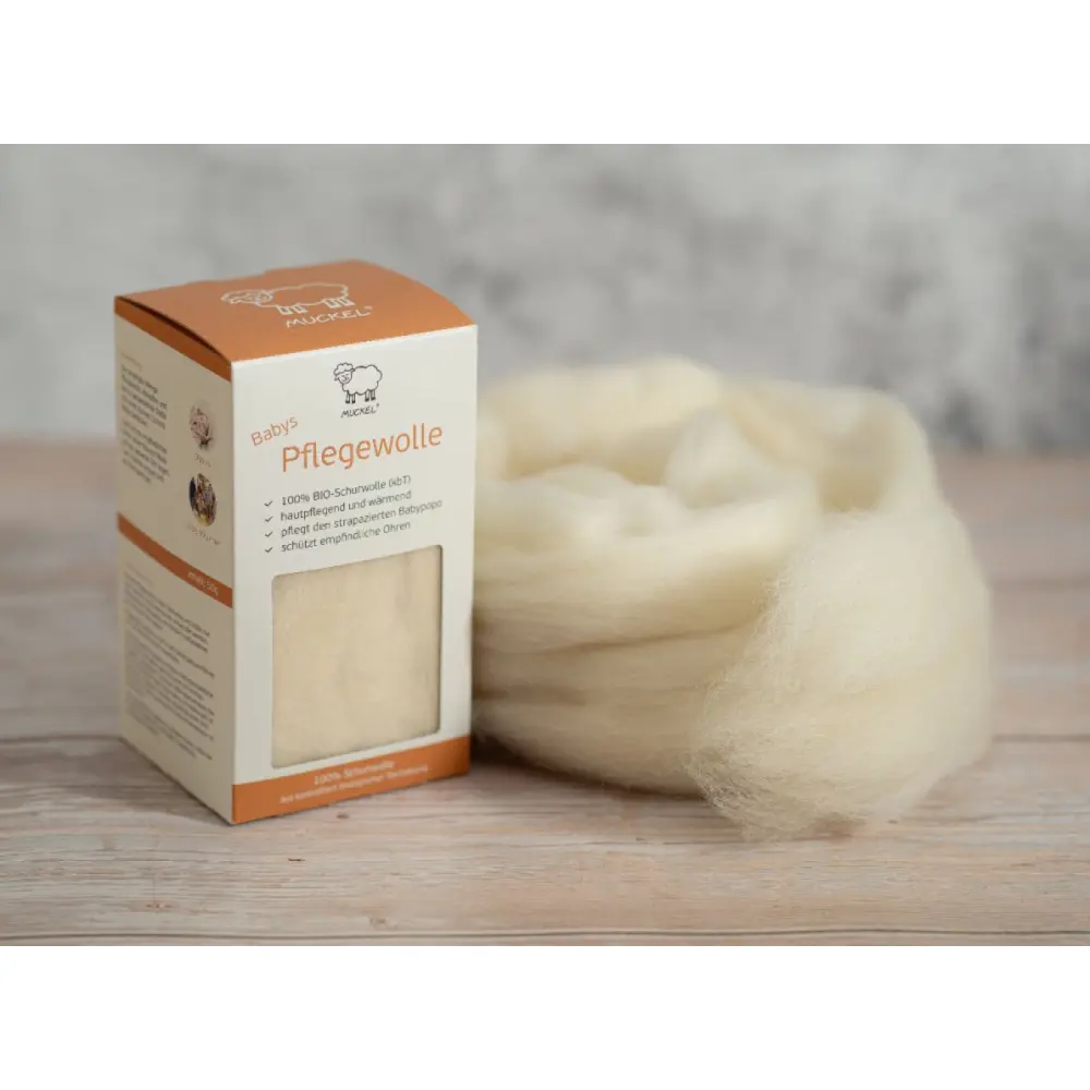 Pflegewolle 3x50g — Muckel Naturprodukte