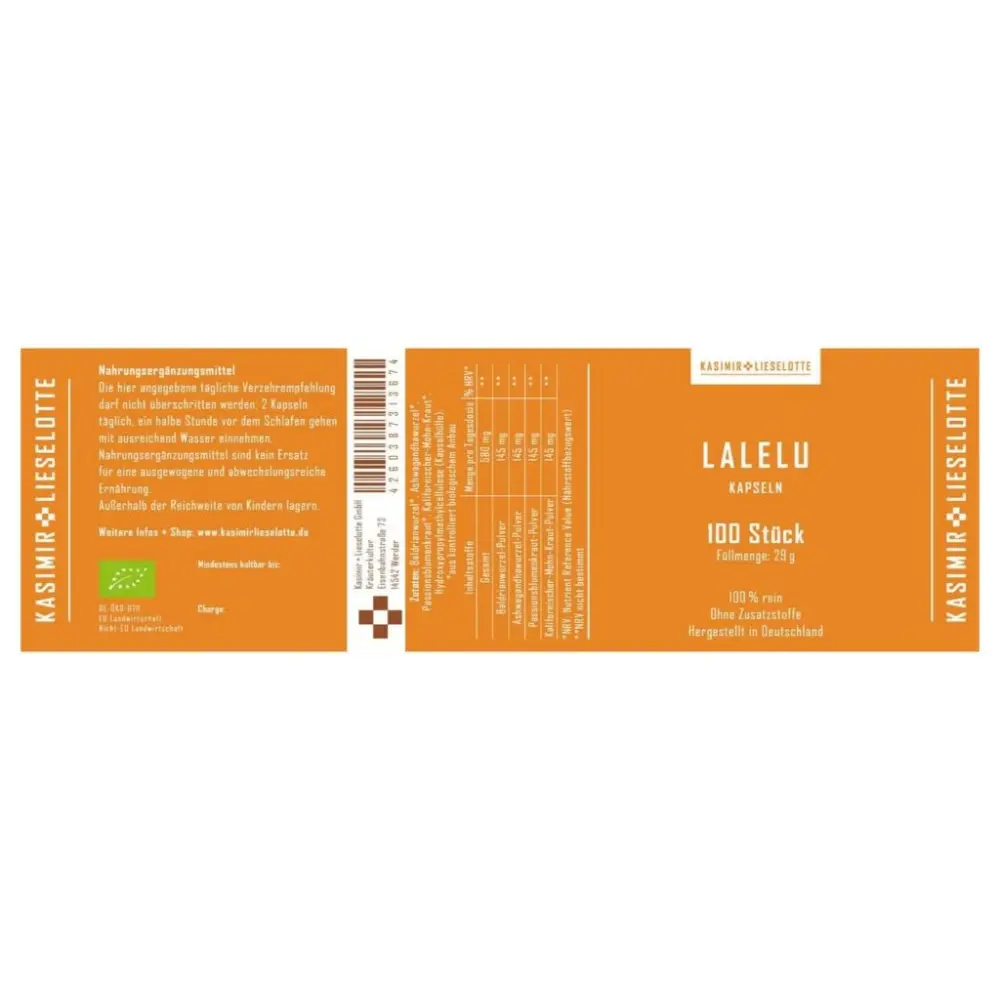 LaLeLu Kapseln Bio — Kasimir + Lieselotte