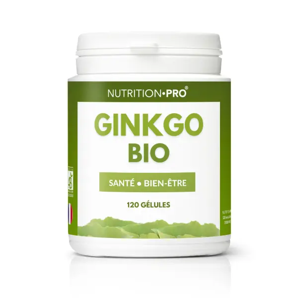 Ginkgo Biloba Bio - 120 Cápsulas para la Memoria y la Circulación