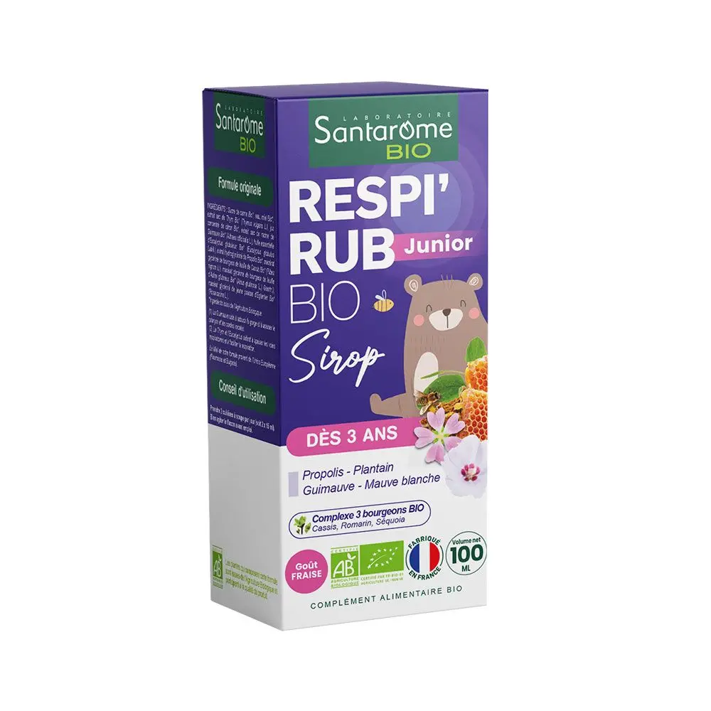 Respi'Rub Sirup Junior Bio — Santarome Bio
