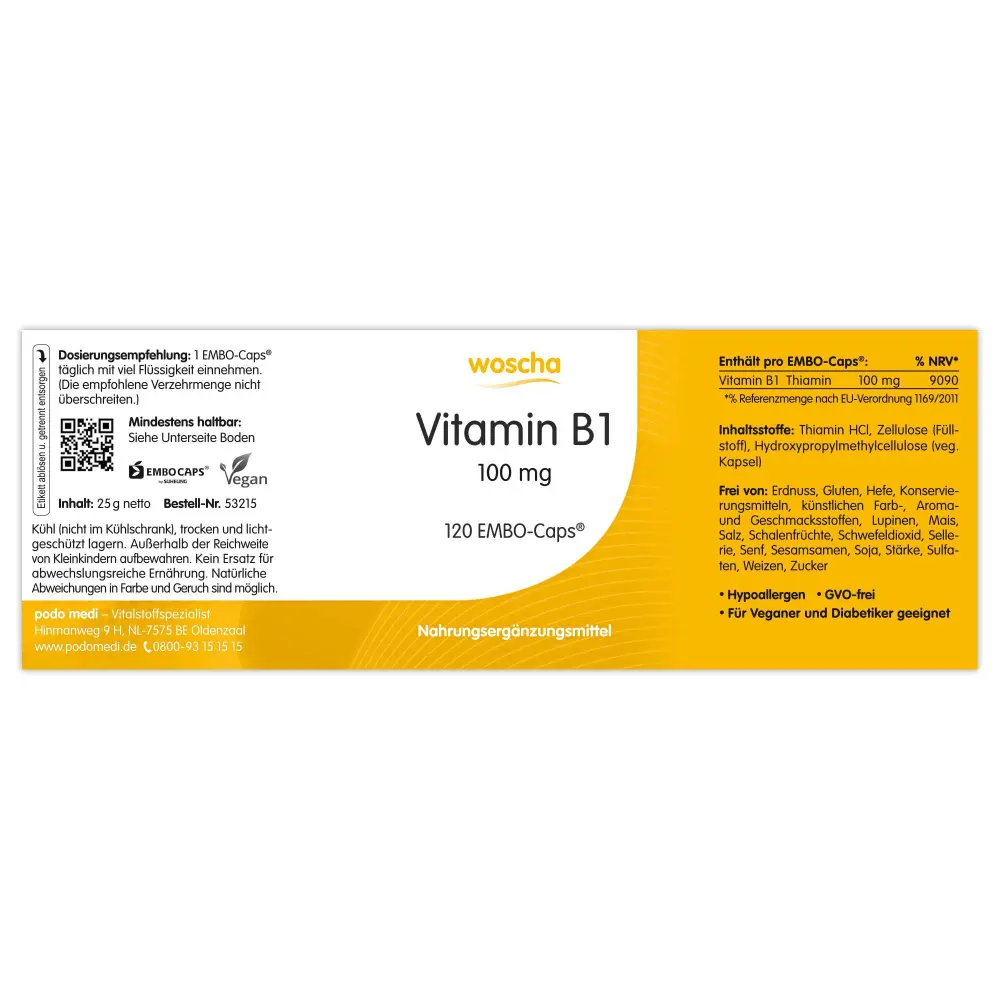WOSCHA Vitamine B-1 — woscha