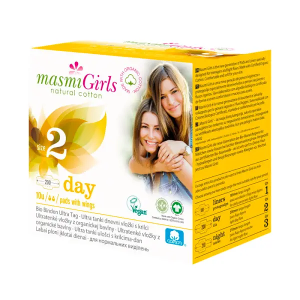 Masmi Girls - Serviettes Bio Ultra - Jour
