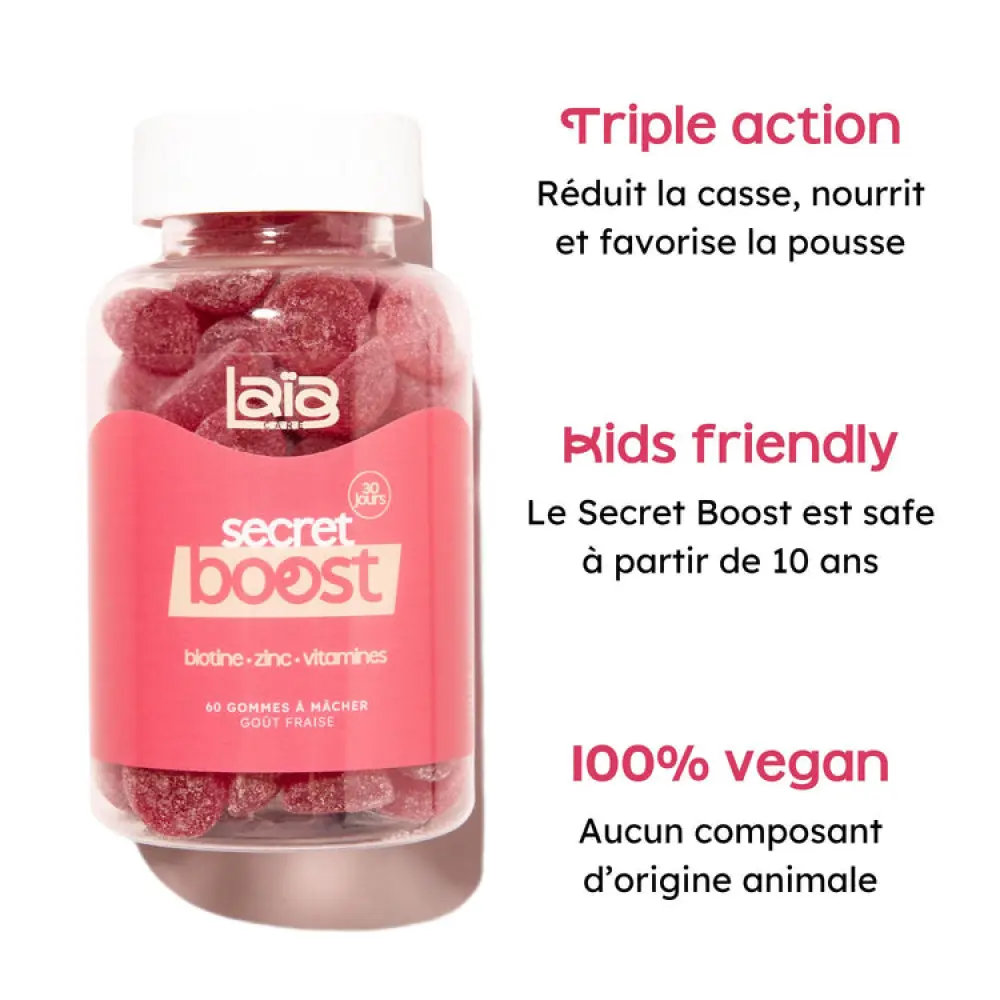 Secret Boost - Gummies Pousse de Cheveux — Laïa Care