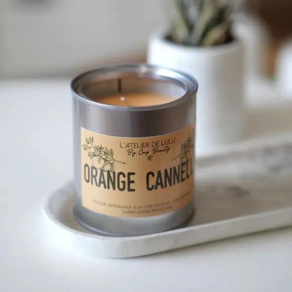 Bougie parfumée - Orange Cannelle 250ml