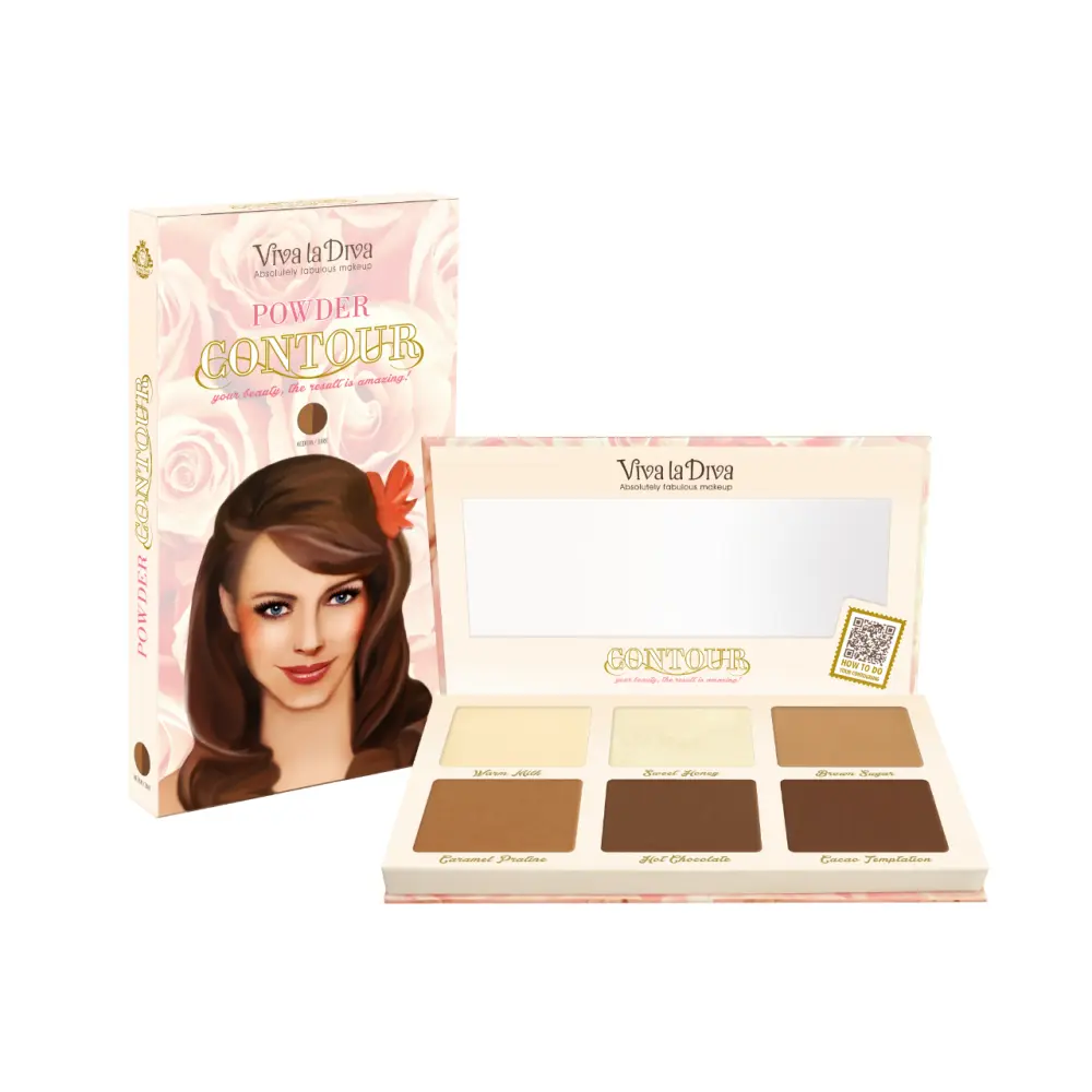 Palette de contouring vegan Viva La Diva - Medium & Foncé — SDI Paris