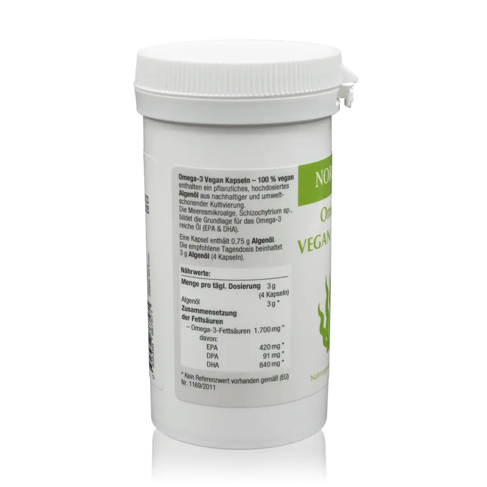 Oméga 3 vegan huile d'algue 1700 mg - 80 capsules — Norsan