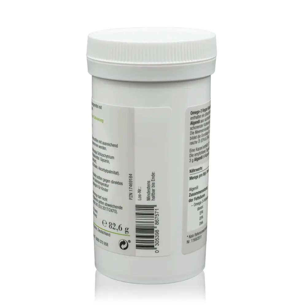 Oméga 3 vegan huile d'algue 1700 mg - 80 capsules — Norsan