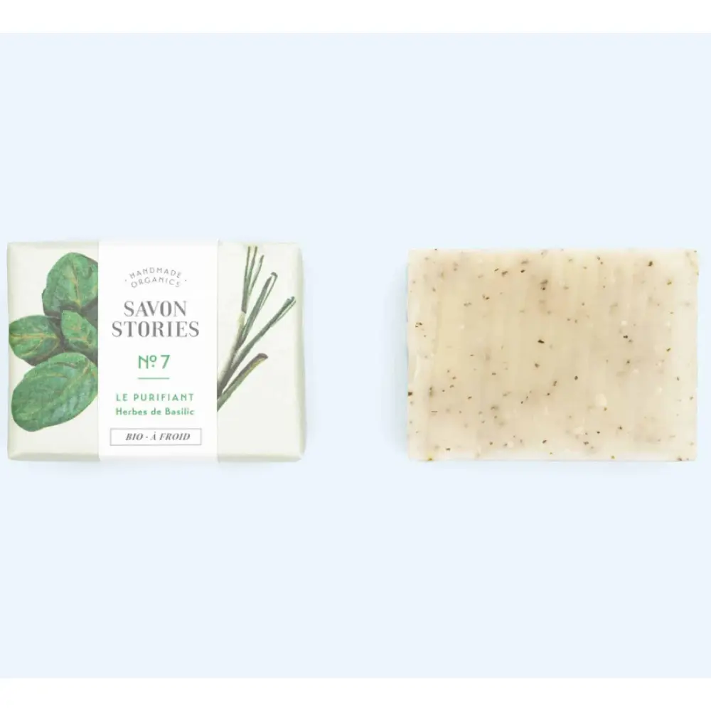 N°7 Le Purifiant - Savon au Basilic - 50 g — Savon Stories