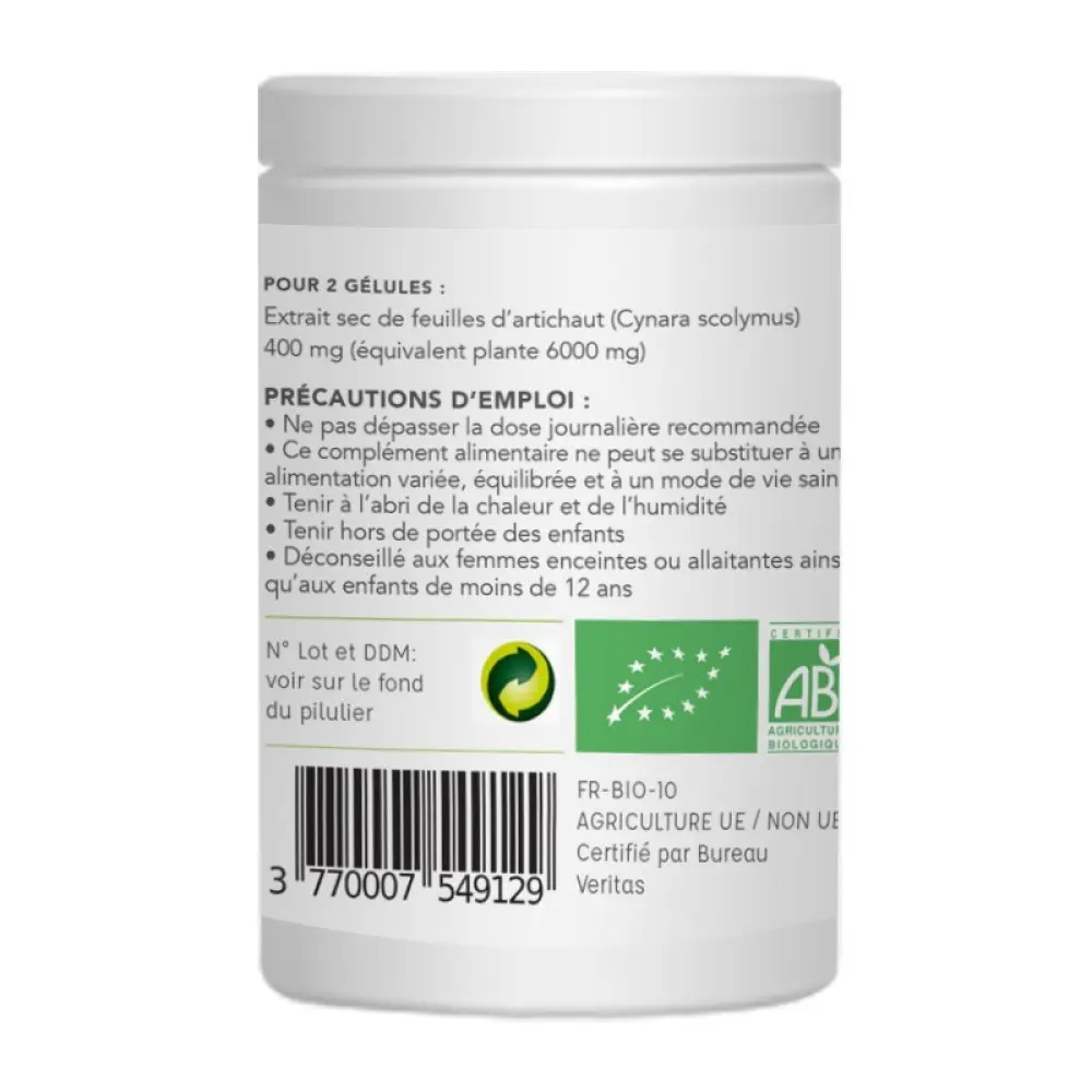 Artischocke Bio — Laboratoires du Docteur Bobo