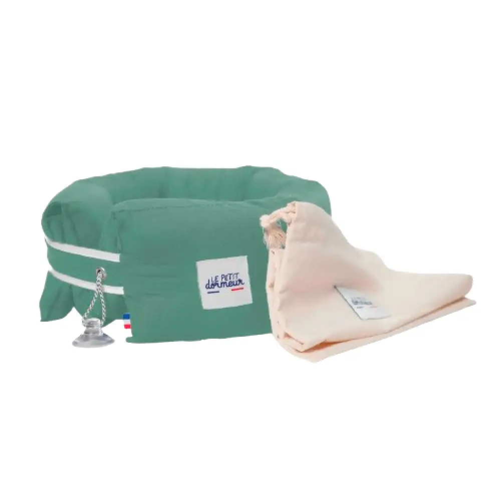 Coussin de voyage cervical 3 en 1 - coloris thym — Le Petit Dormeur