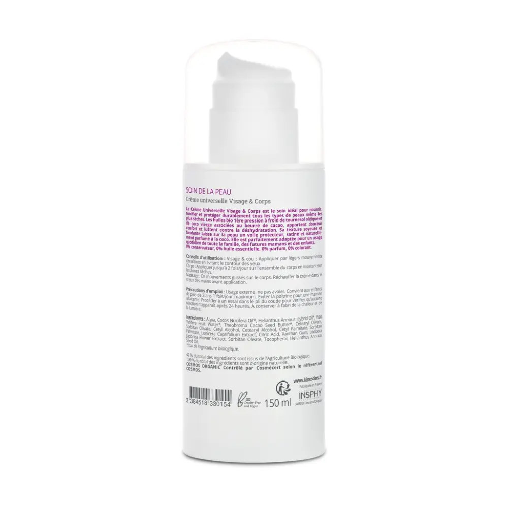 Crème Universelle Visage & Corps — KINÉSOINS by Laboratoire INSPHY