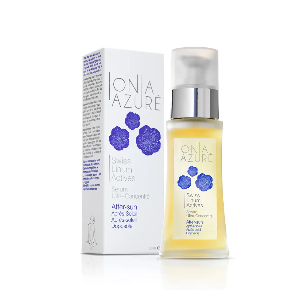 Swiss Linum Actives - After-Sun Serum — Ionia Azuré