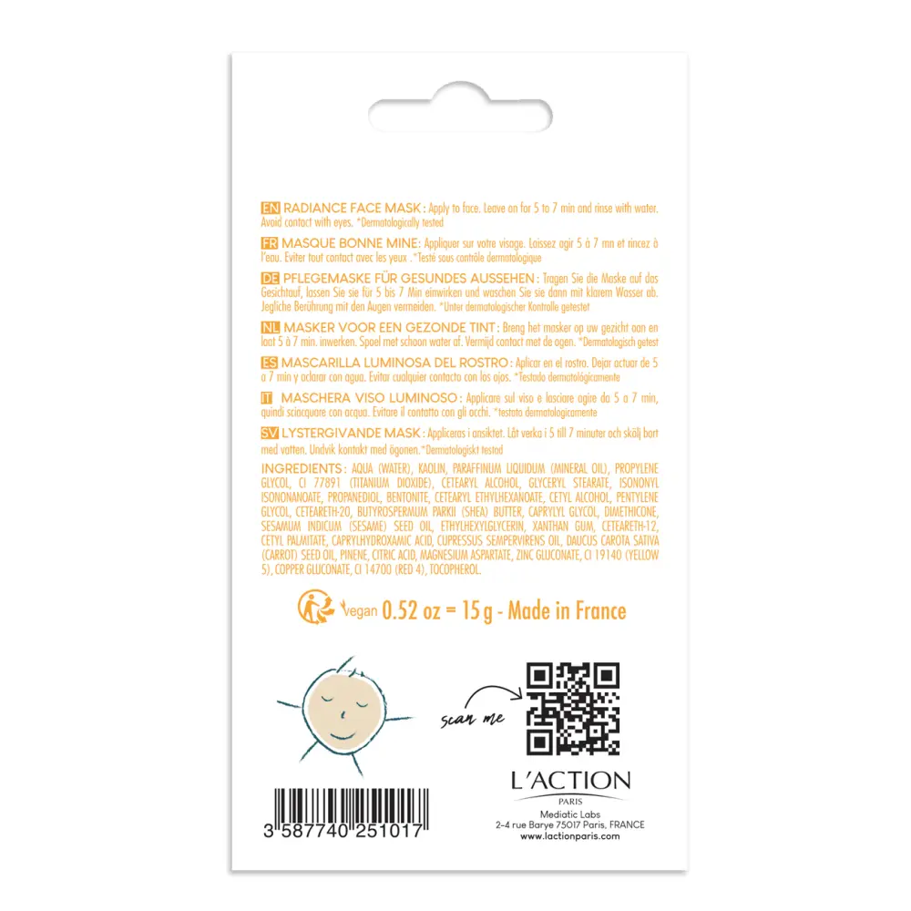 Masque Bonne Mine - Visage — L'Action Paris