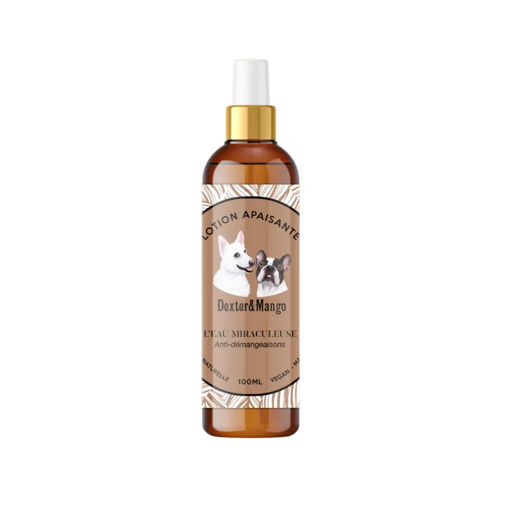L'Eau Miraculeuse - Lotion Anti-démangeaison pour Chien — Dexter & Mango