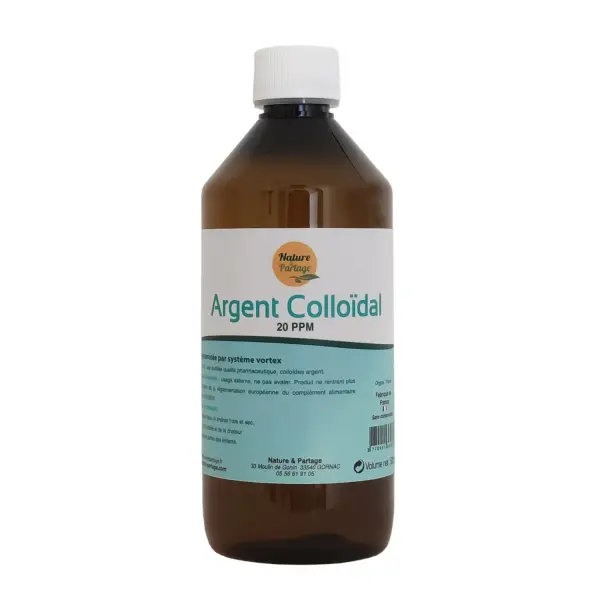 Argent colloïdal 20 ppm